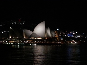シドニーの夜景を満喫！