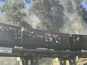 オーストラリア最古の旧蒸気機関車に乗ることが出来ました