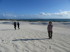 雨のち虹・青空の下大自然を堪能