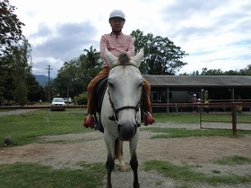 大満足の本場の乗馬