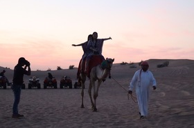 初めての desert safari ！