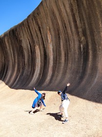 ウェーブロックからの景色に感動！