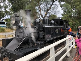念願の蒸気機関車