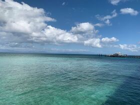 綺麗な海に大満足です！