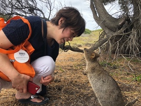 最高にキレイな景色とかわいいクォッカ