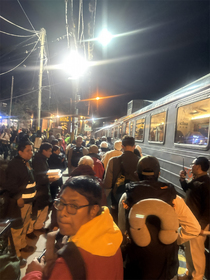 鉄道ストライキに遭遇