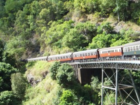 世界の車窓とコアラ抱っこに感激