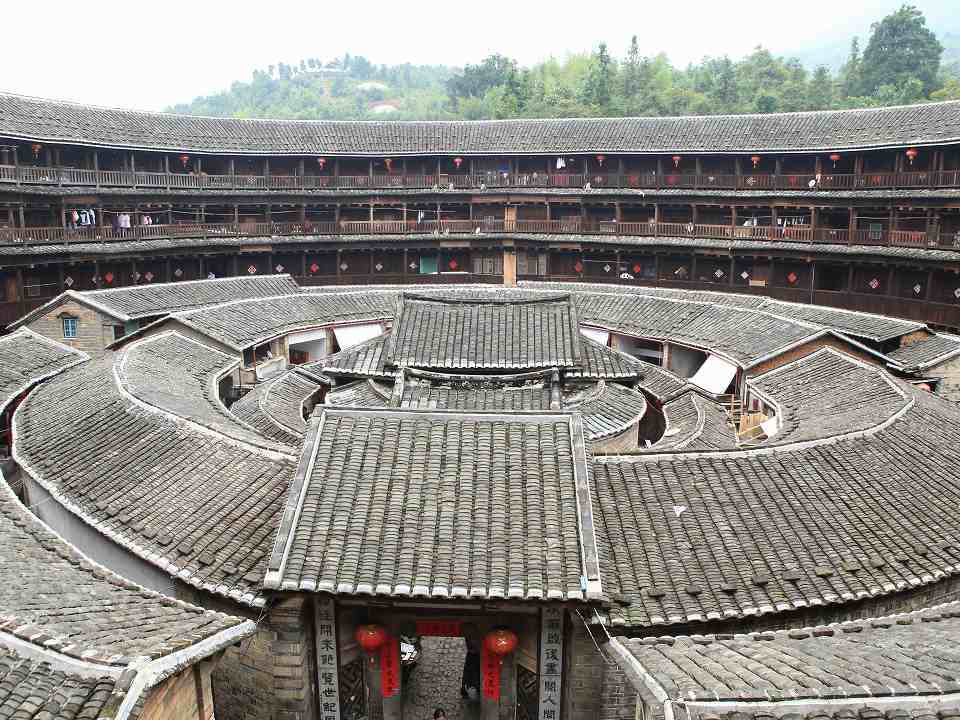 中国土楼　客家 版築建築 福建土楼 福建土楼 | 中国 | 世界遺産オンラインガイド