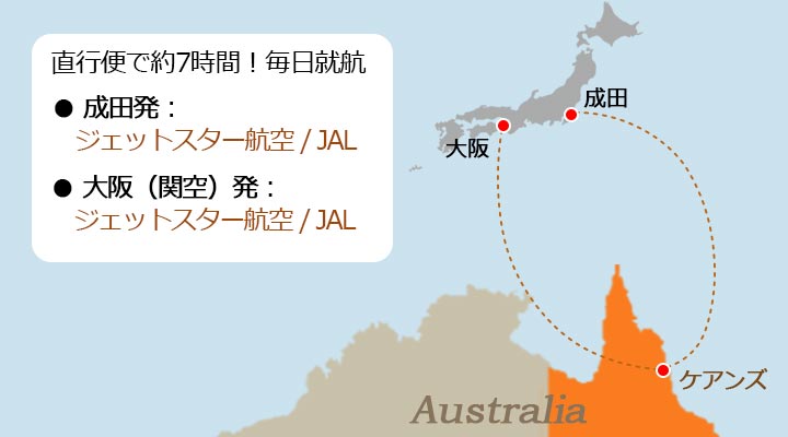 日本から<span>1番</span>近いオーストラリア